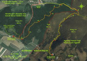 NCH Zelená hranica - mapa