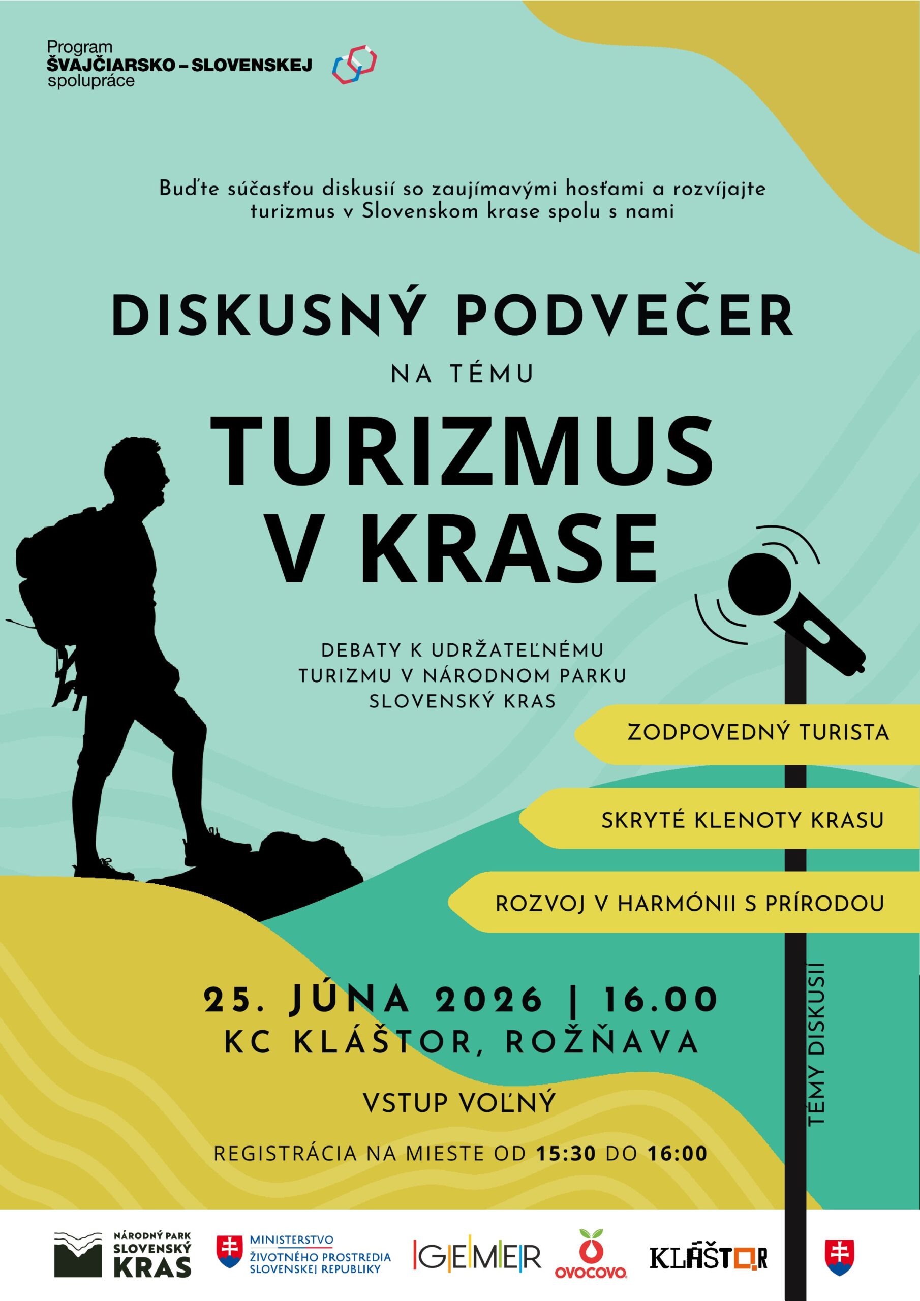plagát na podujatie "Turizmus v Krase"