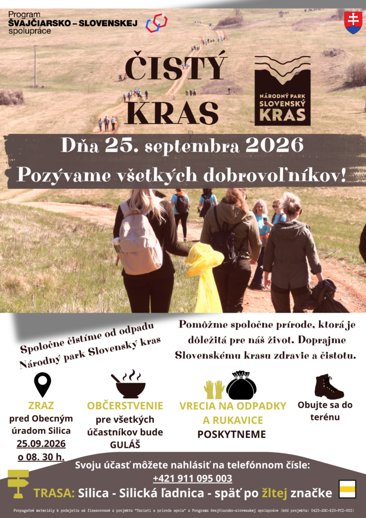 Čistý kras – Pozývame Vás na spoločné čistenie v NP Slovenský kras